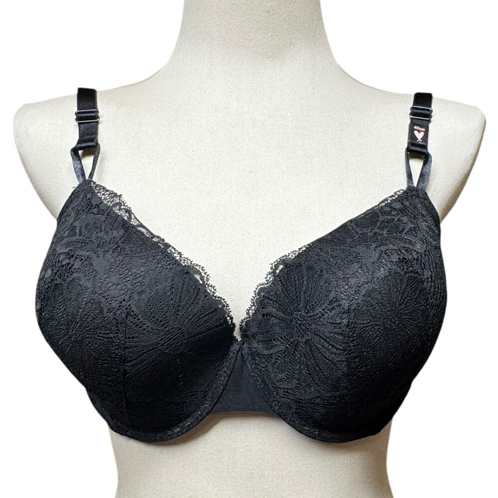 Victoria's Secret Lined Demi Bra Black 40DD